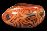 Polished, Banded Carnelian Agate - Madagascar #145941-2